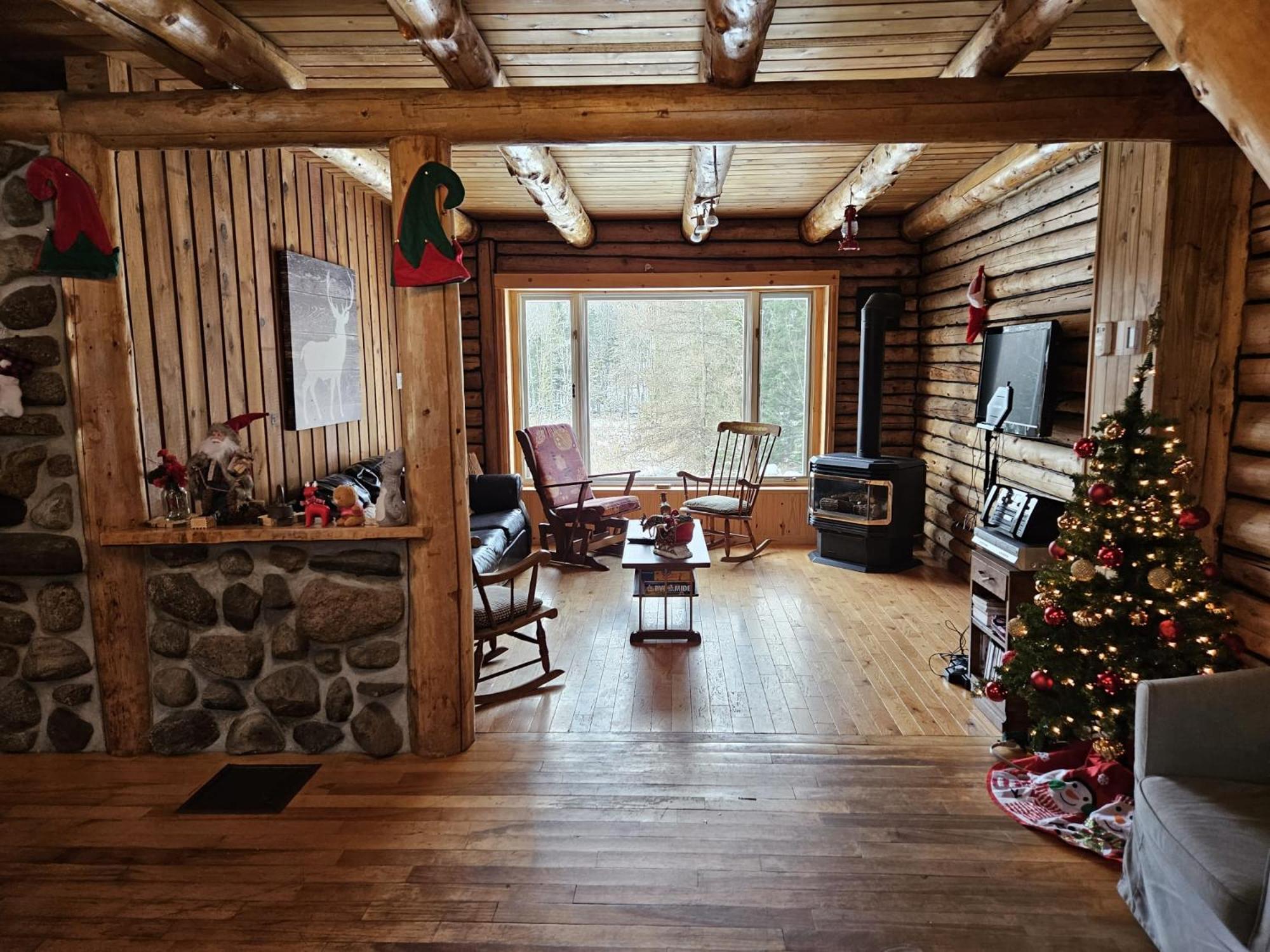 Cozy Log Cottage La Minerve Bagian luar foto